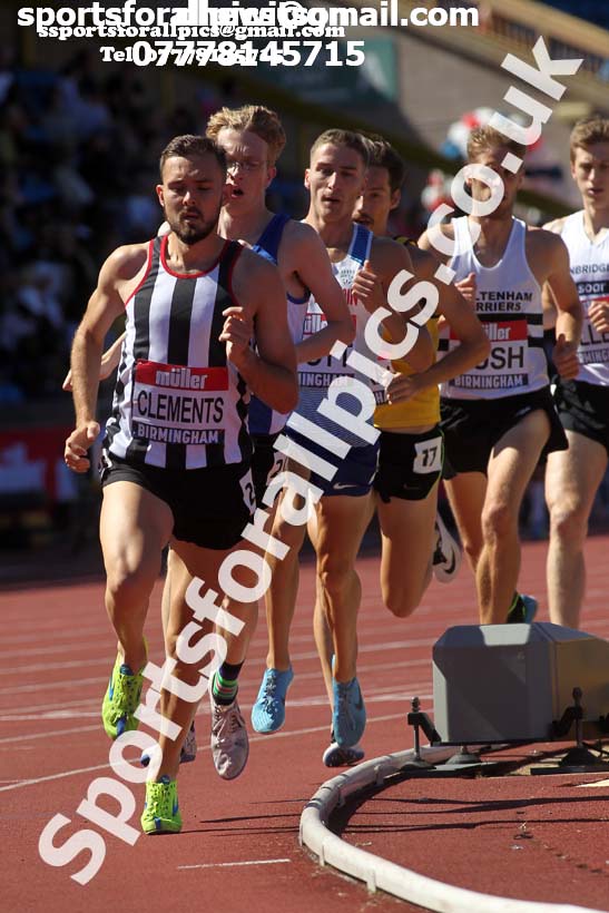 Mens 5000 metres, Muller British Championships, Alexander Stadium, Birmingham. Photo: David T. Hewitson/Sports for All Pics